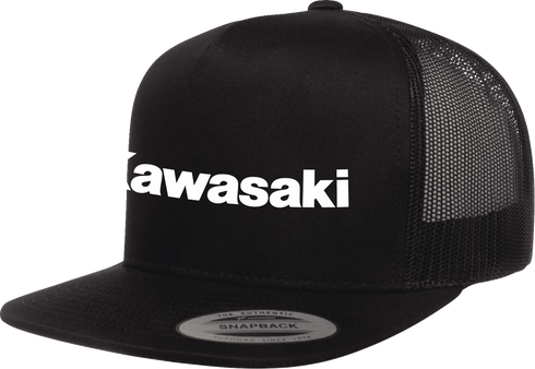 FACTORY EFFEX Kawasaki Alpha Snapback Hat - Black 28-86100