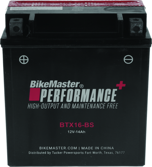 BikeMaster Battery - BTX16-BS
