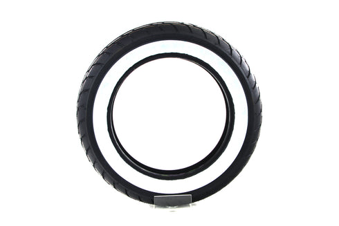 Dunlop Front Dunlop American Elite 130/90B x 16 inch Wide Whitewall - 46-0247