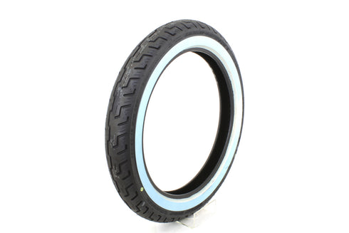 Dunlop Dunlop D401 100/90H X 19 inch Front Wide Whitewall Tire - 46-0462