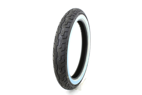 Dunlop Dunlop D401 100/90H X 19 inch Front Wide Whitewall Tire - 46-0462