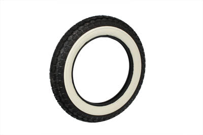 Coker Tire Coker Replica 4.50 x 18 inch Wide White Wall - 46-0532