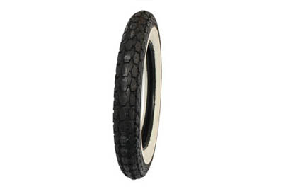 Coker Tire Coker Replica 4.50 x 18 inch Wide White Wall - 46-0532