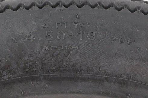 V-Twin Beck Front or Rear Tire 4.50 x 19 inch Black - 46-0534