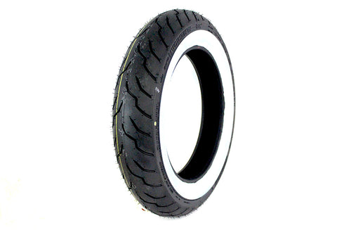 Dunlop Front Dunlop American Elite MT90B x 16 Wide Whitewall Tire - 46-0553