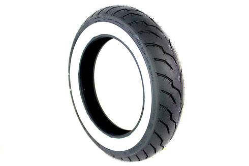 Dunlop Front Dunlop American Elite MT90B x 16 Wide Whitewall Tire - 46-0553