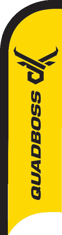 QuadBoss 11ft Sail Flag Yellow