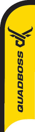 QuadBoss 11ft Sail Flag Yellow