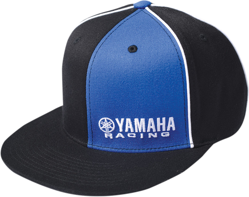 FACTORY EFFEX Yamaha Racing Flexfit? Hat - Black/Royal Blue - Small/Medium 12-88074