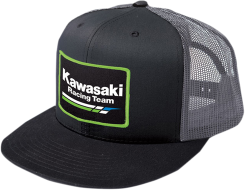 FACTORY EFFEX Kawasaki Racing Hat - Black/Gray 18-86102