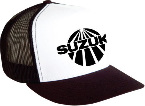 FACTORY EFFEX Suzuki Vintage Snapback Hat - Black/White 18-86402