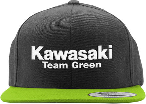 FACTORY EFFEX Kawasaki Team Green 2 Hat - Black/Green 22-86104