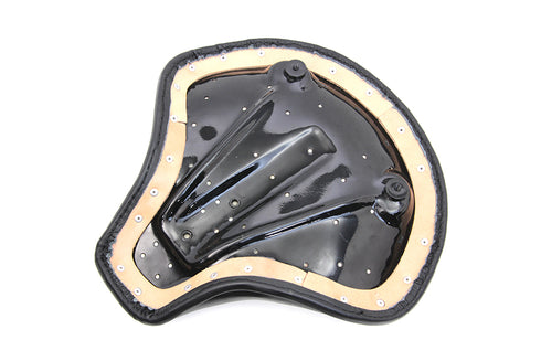 Corbin Gentry Black Leather Solo Seat - 47-0021