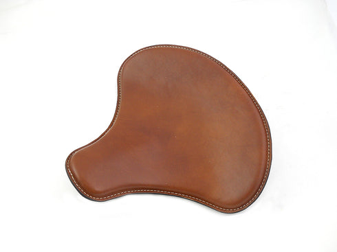 Corbin Gentry Brown Leather Solo Seat - 47-0034