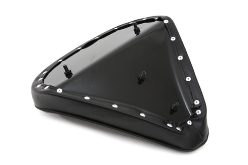 Corbin Gentry Black Solo Seat with Flame Stitch Large - 47-0060