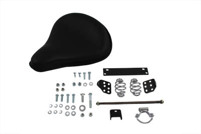 Corbin Gentry Black Leather Solo Seat With Mount Kit - 47-0120