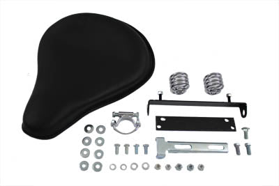 Corbin Gentry Black Leather Solo Seat Kit - 47-0131
