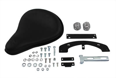 Corbin Gentry Black Leather Solo Seat Kit - 47-0132