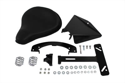 Corbin Gentry Black Leather Solo Seat Kit - 47-0134