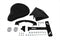Corbin Gentry Black Leather Solo Seat Kit - 47-0134