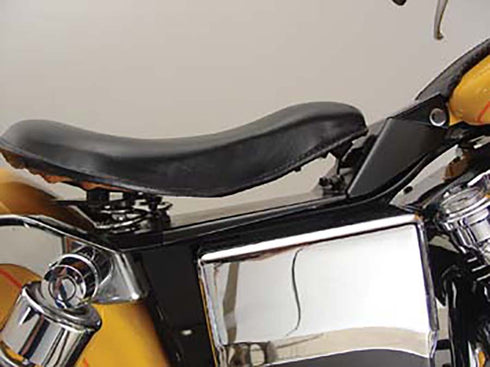 V-Twin Black Leather Solo Seat and Mount Kit - 47-0147