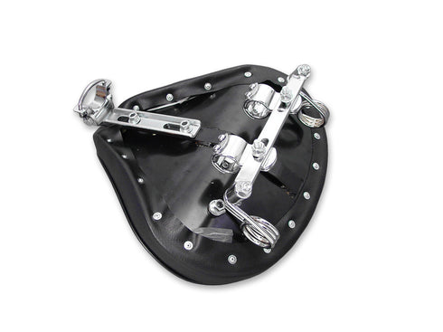 Corbin Gentry Black Vinyl Solo Seat and Mount Kit - 47-0152