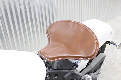 Corbin Gentry Indian Scout Leather Solo Seat Kit Brown - 47-0190