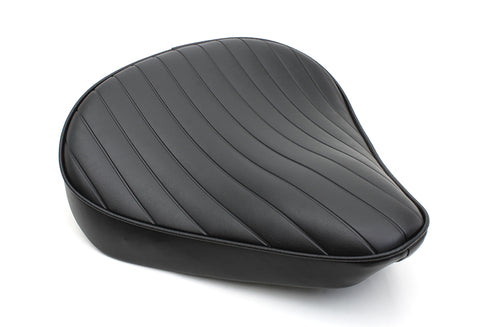 Bates Black Tuck and Roll Solo Seat Large - 47-0363