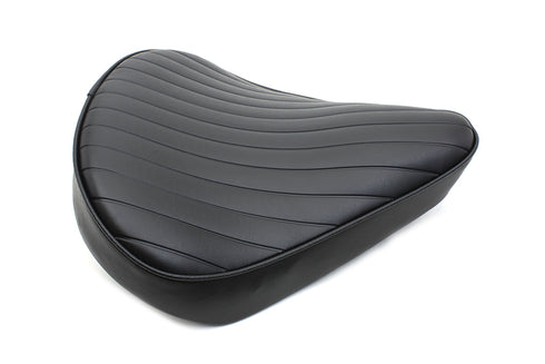 Bates Black Tuck and Roll Solo Seat Large - 47-0363