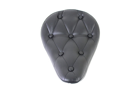 Corbin Gentry Black Vinyl Solo Seat with Buttons - 47-0375