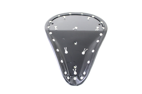 Corbin Gentry Black Vinyl Solo Seat with Buttons - 47-0375