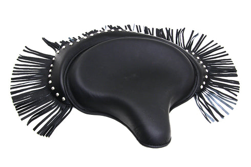 Corbin Gentry Black Deluxe Solo Seat with Fringe Skirt - 47-0450