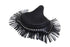 Corbin Gentry Black Deluxe Solo Seat with Fringe Skirt - 47-0450