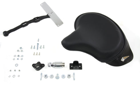 Corbin Gentry Black Police Solo Seat Kit - 47-0475