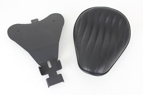 Bates Bates Solid Mount Solo Seat Black Leather - 47-0491