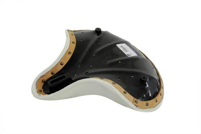 Corbin Gentry Corbin Gentry White Leather Deluxe Solo Seat - 47-0510