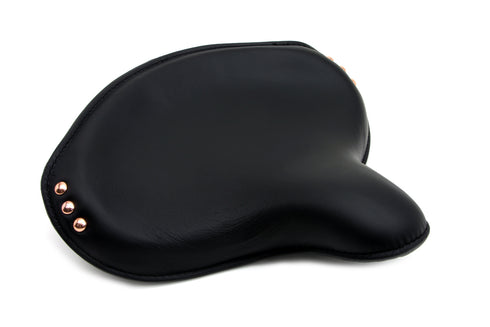 Corbin Gentry Black Leather Replica Army Solo Seat - 47-0555