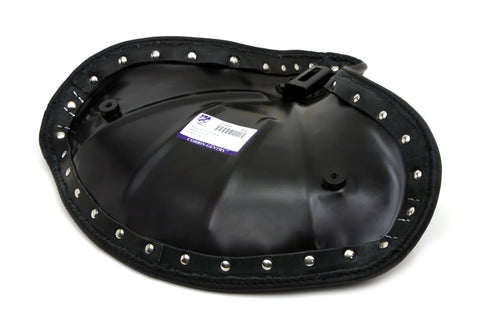 Corbin Gentry Black Leather Replica Army Solo Seat - 47-0555