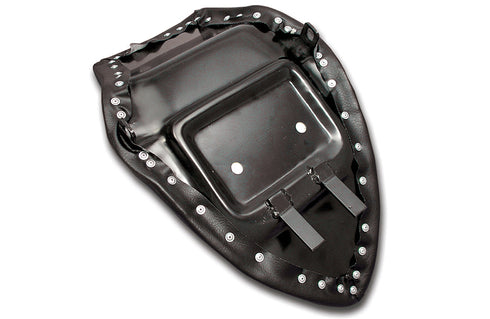 Corbin Gentry Black Vinyl Frame Mount Solo Seat - 47-0599