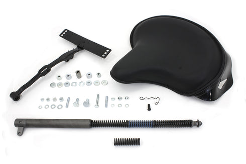 Corbin Gentry Black Leather Deluxe Solo Seat Kit - 47-0783