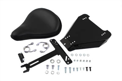 V-Twin Solo Seat Kit Black - 47-0793