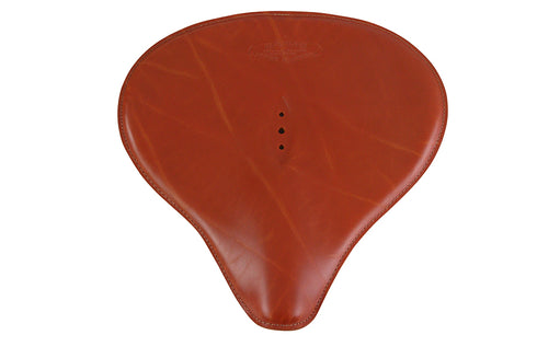V-Twin Replica Brown Leather Solo Seat - 47-0893
