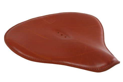 V-Twin Replica Brown Leather Solo Seat - 47-0893