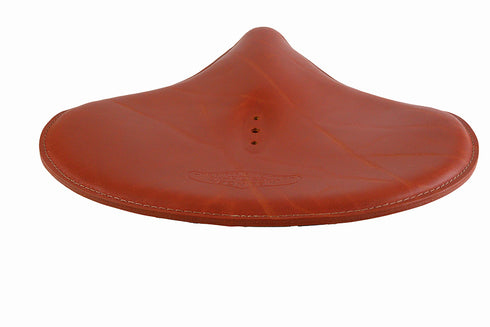 V-Twin Replica Brown Leather Solo Seat - 47-0893
