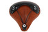 V-Twin Replica Brown Leather Solo Seat - 47-0893