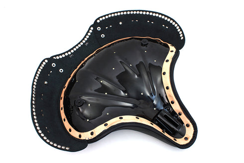 Corbin Gentry Corbin Gentry Black Leather Solo Seat - 47-0953