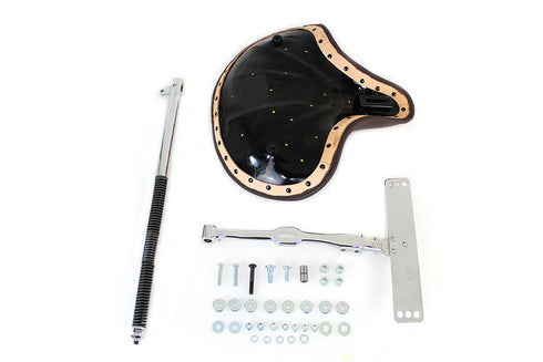 Corbin Gentry Corbin Gentry Brown Leather Solo Seat Kit - 47-0984