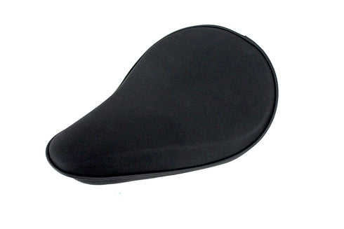V-Twin Black Suede Solo Seat Small Pan - 47-1552