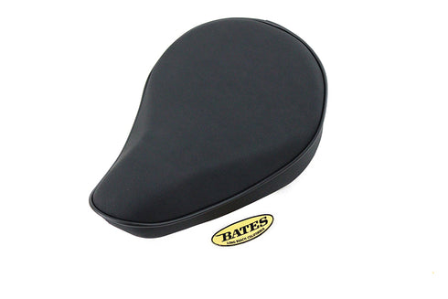 V-Twin Black Suede Solo Seat Small Pan - 47-1556