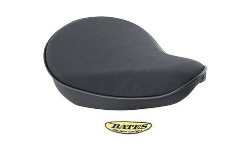 V-Twin Black Suede Solo Seat Small Pan - 47-1556